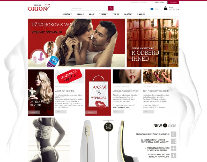 ClickEshop reference - sexshop prodej erotického zboží